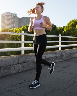 side-view-woman-running-outside